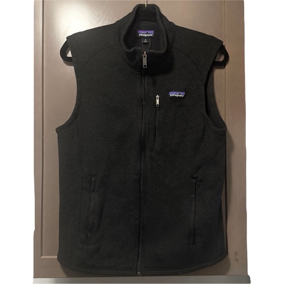 Patagonia Mens Better Sweater Black Fleece Vest Size Medium - Picture 7 of 16